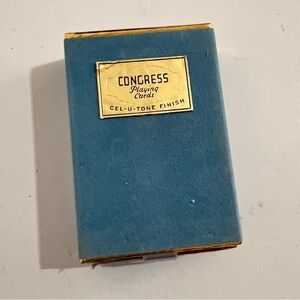 Vintage Santa Fe Railroad Deck Of Cards  Congress Playing Cards Sealed Boxed New